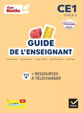 Couverture du produit · Cap Maths CE1 - Ed. 2025 - Guide de l'enseignant