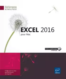 Couverture du produit · Excel 2016 pour Mac
