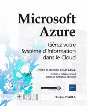 Couverture du produit · Microsoft Azure - Gérez votre Système d'Information dans le Cloud