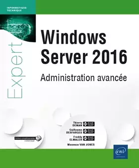 Couverture du produit · Windows Server 2016 - Administration avancée