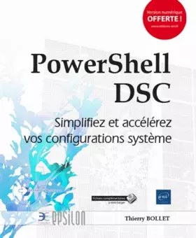 Couverture du produit · PowerShell DSC: Simplifiez et accélérez vos configurations système
