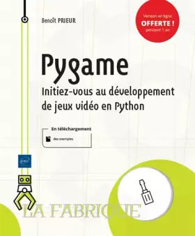 Couverture du produit · Pygame - Initiez-vous au développement de jeux vidéo en Python