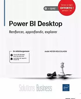 Couverture du produit · Power BI Desktop - Renforcer, approfondir, explorer