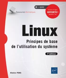 Couverture du produit · Linux: Principes de base de l'utilisation du système