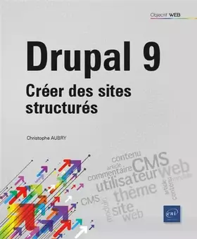 Couverture du produit · Drupal 9 - creer des sites structures