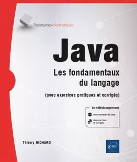 Couverture du produit · Java - Les fondamentaux du langage (avec exercices pratiques et corrigés)