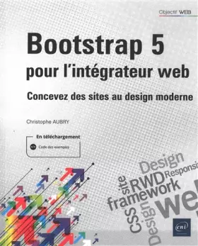 Couverture du produit · Bootstrap 5 pour l'intégrateur web - Concevez des sites au design moderne