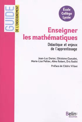 Couverture du produit · Enseigner les mathématiques