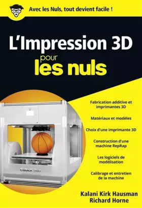 Couverture du produit · L'impression 3D pour les Nuls, poche