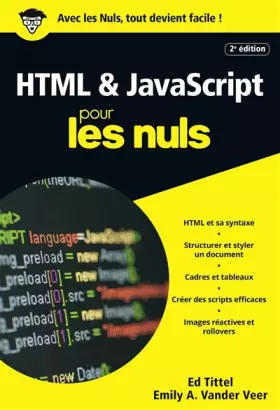 Couverture du produit · HTML & JavaScript pour les Nuls, poche, 2e