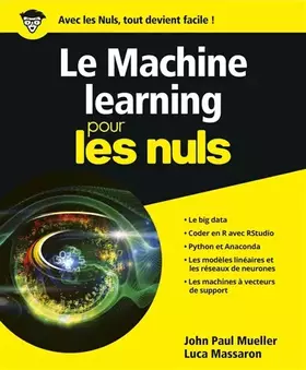 Couverture du produit · Le Machine learning pour les Nuls, grand format