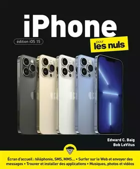 Couverture du produit · iPhone IOS 15 pour les Nuls, grand format