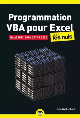 Couverture du produit · Programmation VBA pour Excel pour les Nuls: Programmation VBA pour Excel pour les Nuls : vba, excel, tableaux croises, formules, fonctions, 