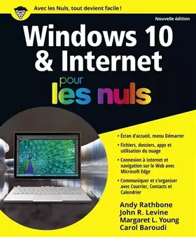Couverture du produit · Windows 10 & Internet Pour les Nuls - Nouvelle édition