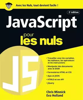 Couverture du produit · JavaScript pour les Nuls grand format, 2e édition