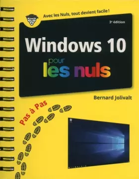 Couverture du produit · Windows 10 pour les Nuls Pas à Pas, 3e édition