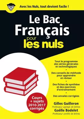 Couverture du produit · Bac Français 2018 Pour les Nuls