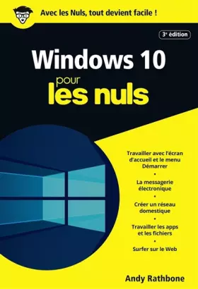 Couverture du produit · Windows 10 pour les Nuls poche, 3e édition