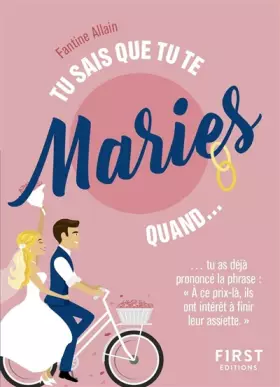 Couverture du produit · Tu sais que tu te maries