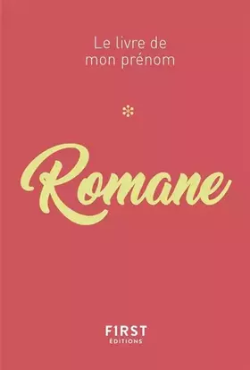 Couverture du produit · Le livre de mon prénom - Romane 80