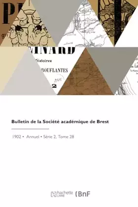 Couverture du produit · Bulletin de la Société académique de Brest