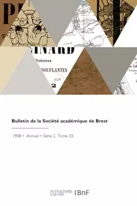 Couverture du produit · Bulletin de la Société académique de Brest