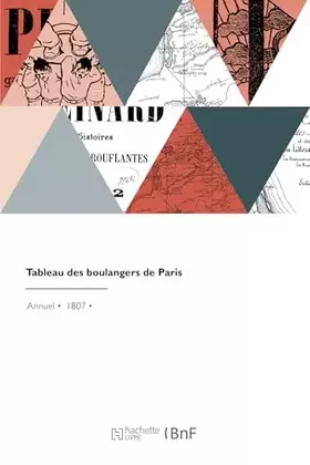 Couverture du produit · Tableau des boulangers de Paris