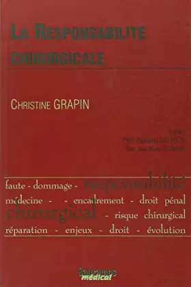 Couverture du produit · LA RESPONSABILITE CHIRURGICAL (0000)
