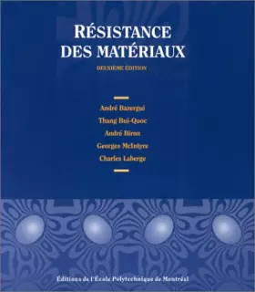 Couverture du produit · Resistance des matériaux