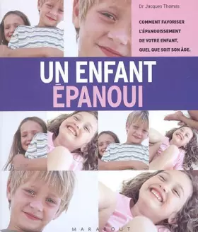 Couverture du produit · Un enfant épanoui