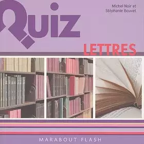 Couverture du produit · Quiz lettres