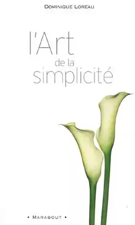 Couverture du produit · L'art de la simplicité