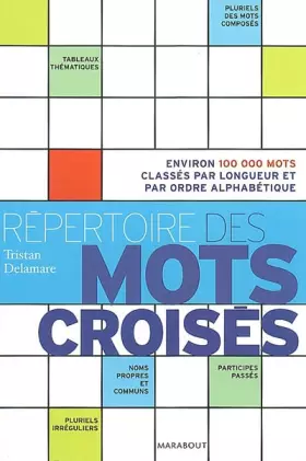 Couverture du produit · Répertoire des mots croisés