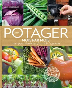 Couverture du produit · Mon potager mois par mois