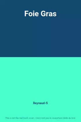 Couverture du produit · Foie Gras