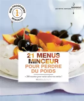Couverture du produit · 21 menus minceur pour perdre du poids