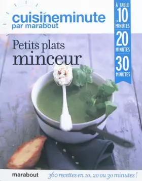 Couverture du produit · CUISINE MINUTE - PETITS PLATS MINCEUR