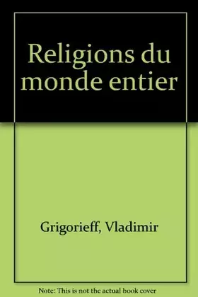 Couverture du produit · Religions du monde entier
