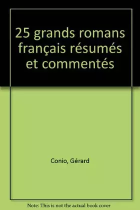 Couverture du produit · 25 grands romans français résumés