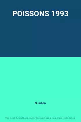 Couverture du produit · POISSONS 1993