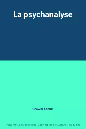 Couverture du produit · La psychanalyse