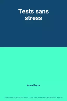 Couverture du produit · Tests sans stress