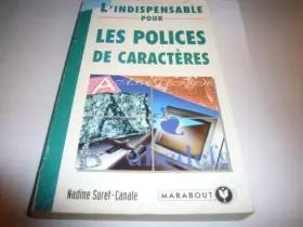 Couverture du produit · L'indispensable pour les polices de caractères