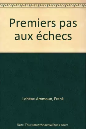 Couverture du produit · Premiers pas aux échecs