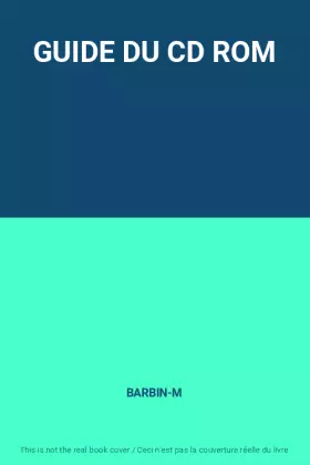 Couverture du produit · GUIDE DU CD ROM