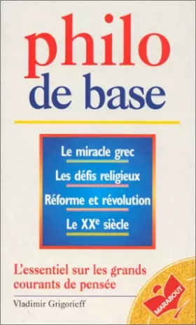Couverture du produit · Philo de base