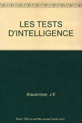 Couverture du produit · LES TESTS D'INTELLIGENCE