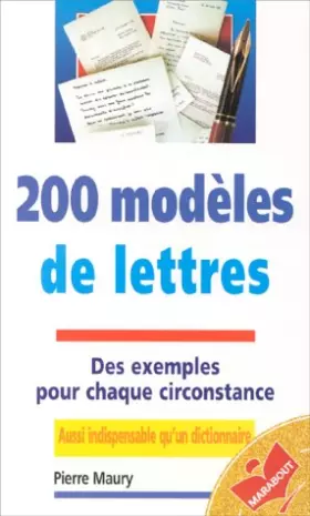 Couverture du produit · 200 modèles de lettres