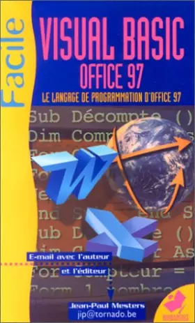 Couverture du produit · Visual Basic office 97, facile