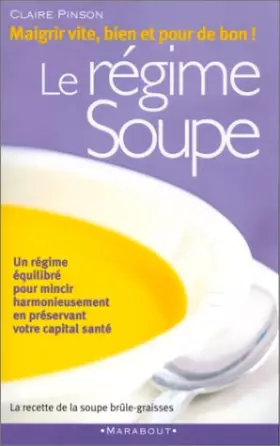 Couverture du produit · Le régime soupe